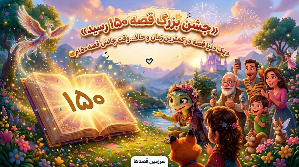 جشن بزرگ قصه ۱۵۰ رسید