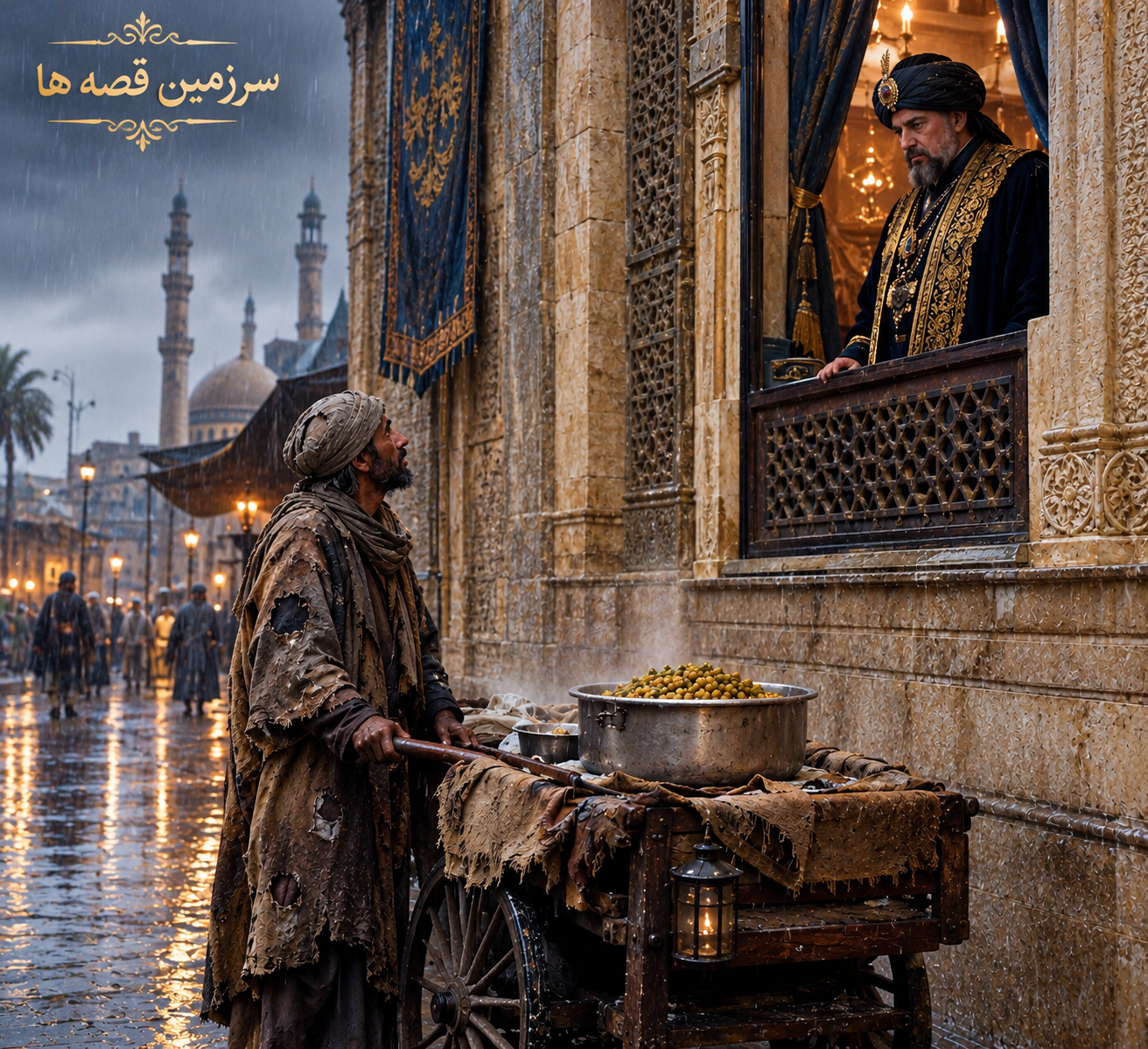 جلد قصه «وزیر و مرد باقالی فروش»