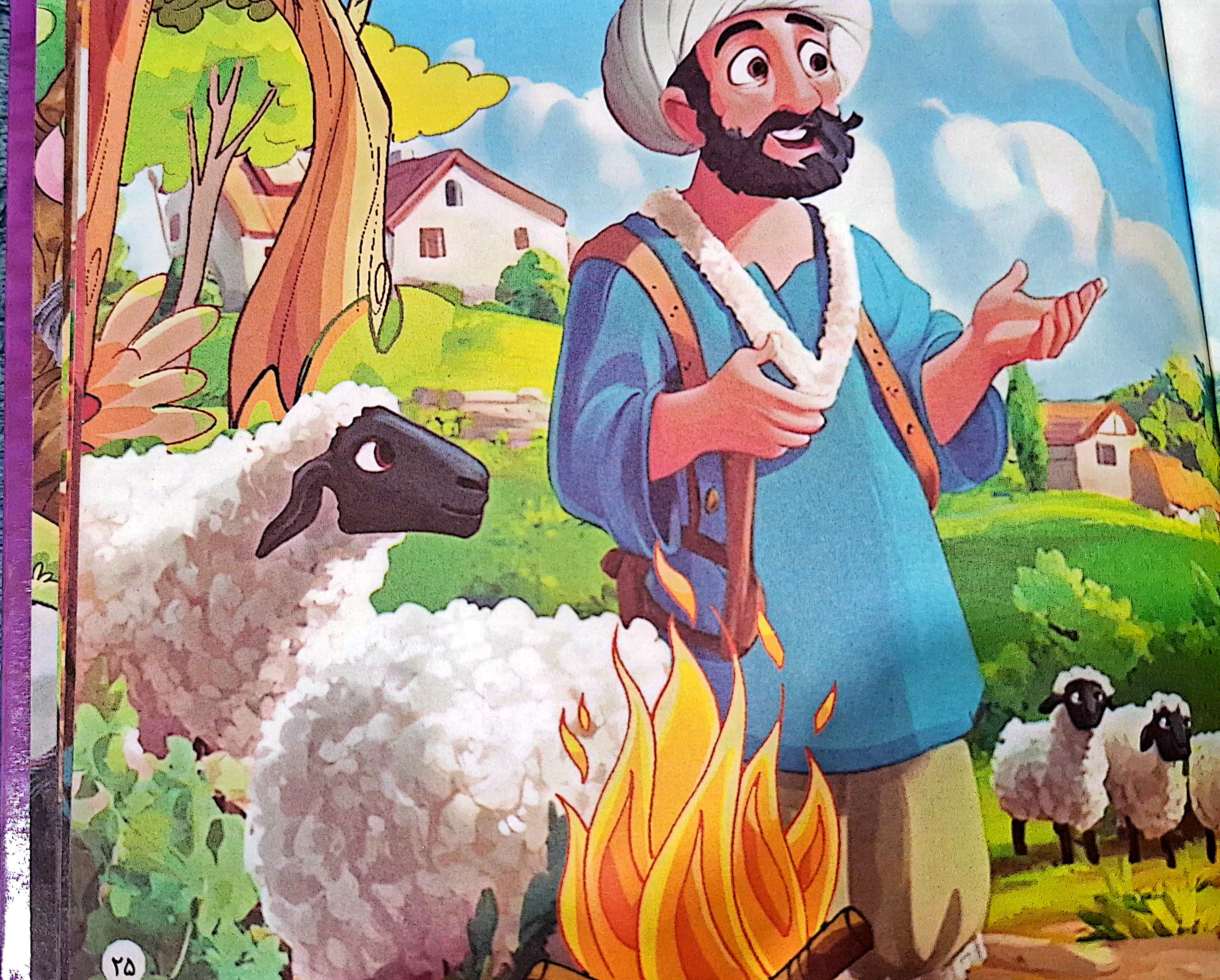 جلد قصه «داستان چوپان ودزد»