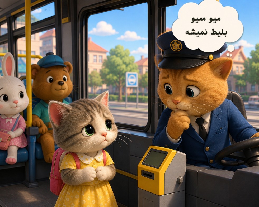 جلد قصه «میومیو بلیط نمیشه...»